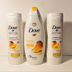 Dove Mango and Almond Butter Body-wash and 2x Lotion